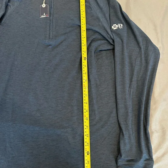 Johnnie-O Blue Performance Quarter Zip
